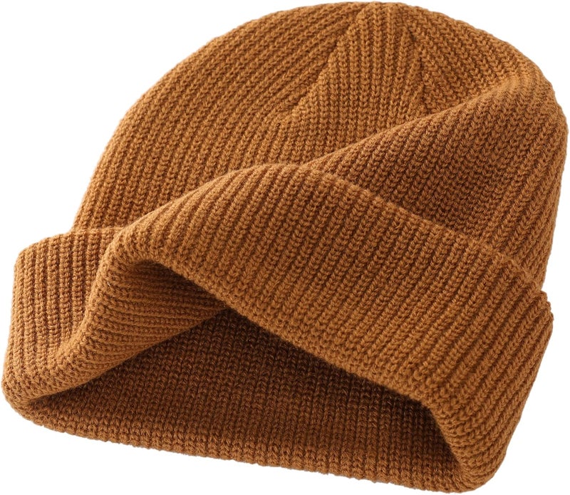 Connectyle Classic Double Layer Knit Beanie Hat Warm Thick Acrylic Winter Hats Daily Cuffed Beanies Watch Hat for Men Women - Image 5